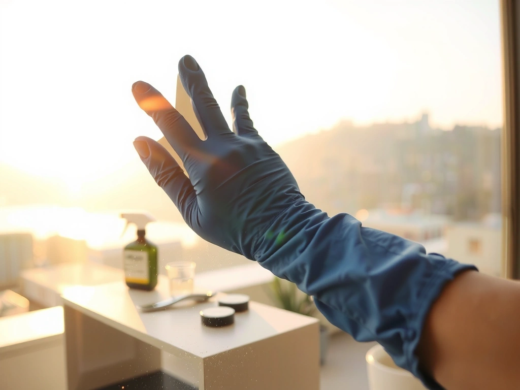 Sparkido profesyoneli temizlik yaparken